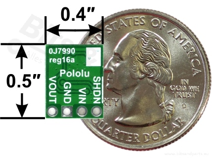 Buckconverter Step Down DC-DC Uin:5,1-36V Uout:5V 500mA - Pololu 2843